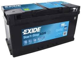 BATTERIE EXIDE AGM 95AH 850A (L5 AGM, STAR-STOP)